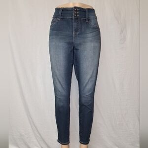 Torrid Denim Women's High Rise Legging Denim Pant Dark Blue Jeans Size 12.S